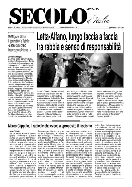 Il Secolo d'Italia : quotidiano per gli italiani